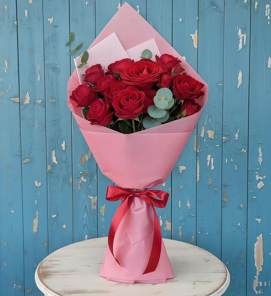 Букет цветов из: Розы в Приближной