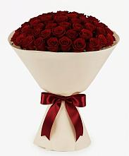 Букет 101 Бордовая роза Блэк Бакарра #REPLACE_PRED# Приближной