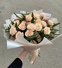 Букет Кремовые розы Латте в Приближной