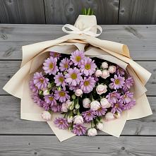 Букет цветов из:  Розы и Хризантемы в Приближной