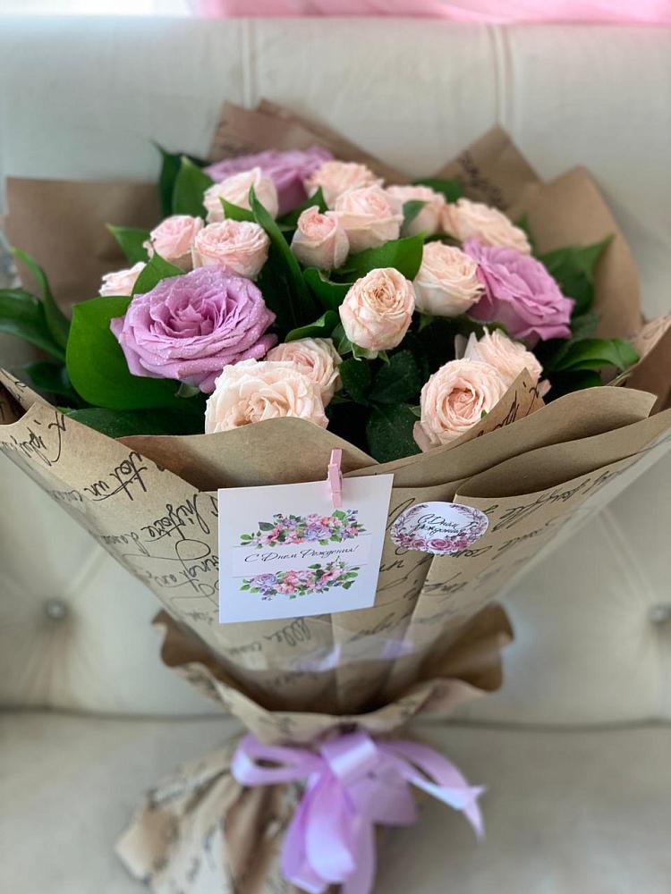 Букет цветов из: Розы в Приближной