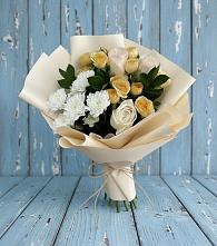 Букет цветов из:  Розы и Хризантемы в Приближной
