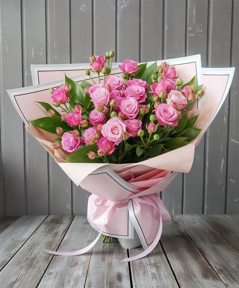 Букет Розовый кустик в Приближной