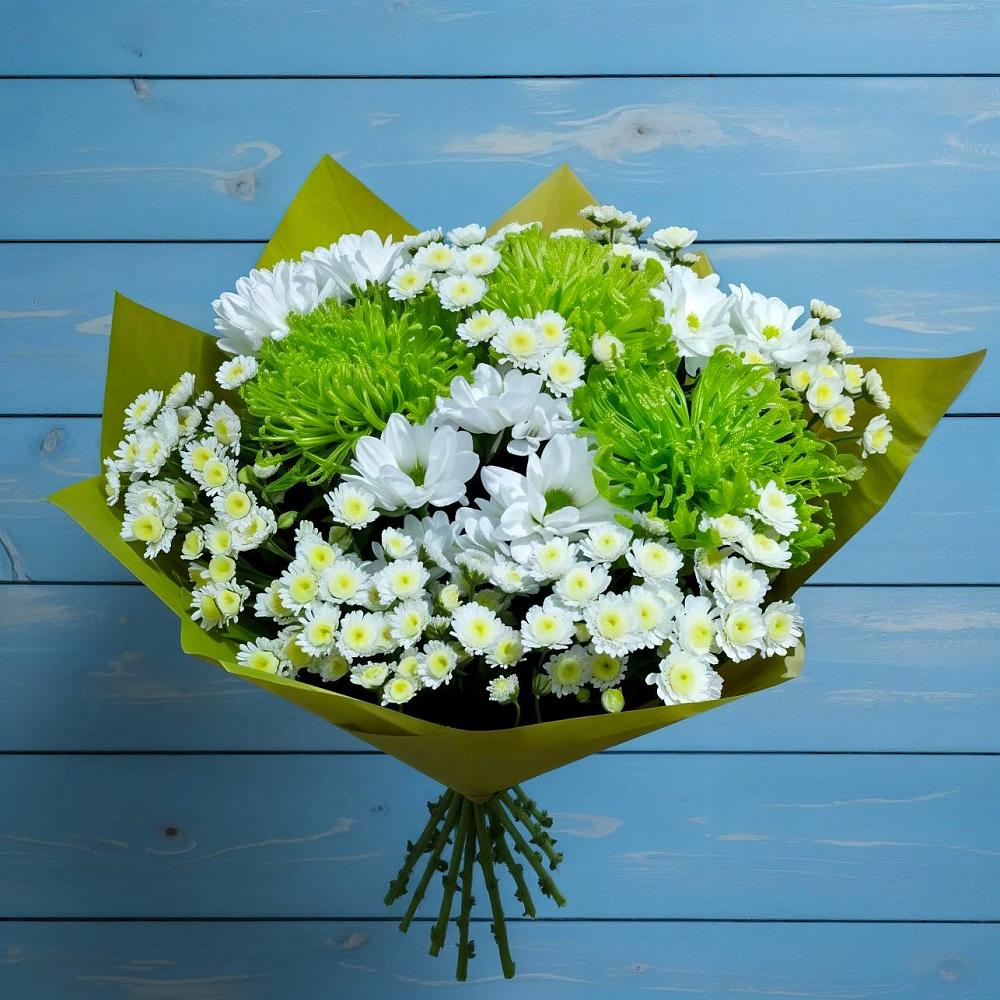 Букет цветов из: Хризантемы в Приближной