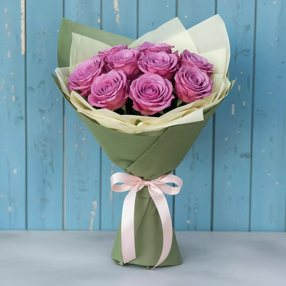 Букет Розы Фёрст Леди в Приближной