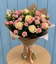 Букет цветов из:  Розы в Приближной