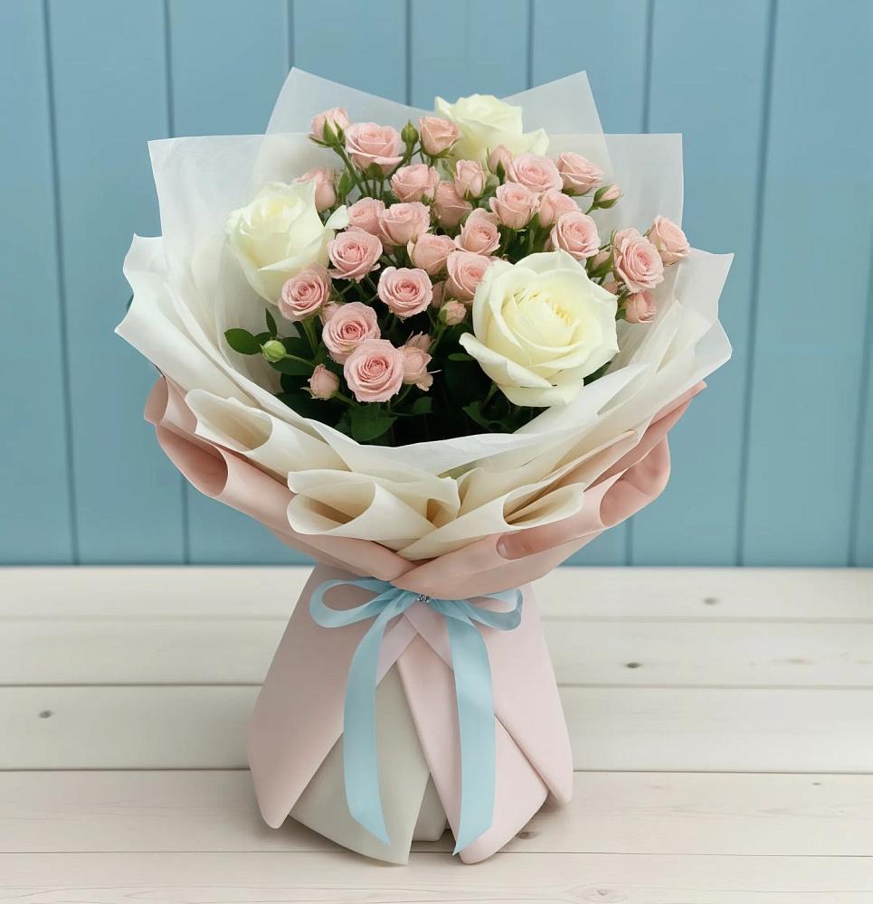 Букет цветов из: Розы в Приближной