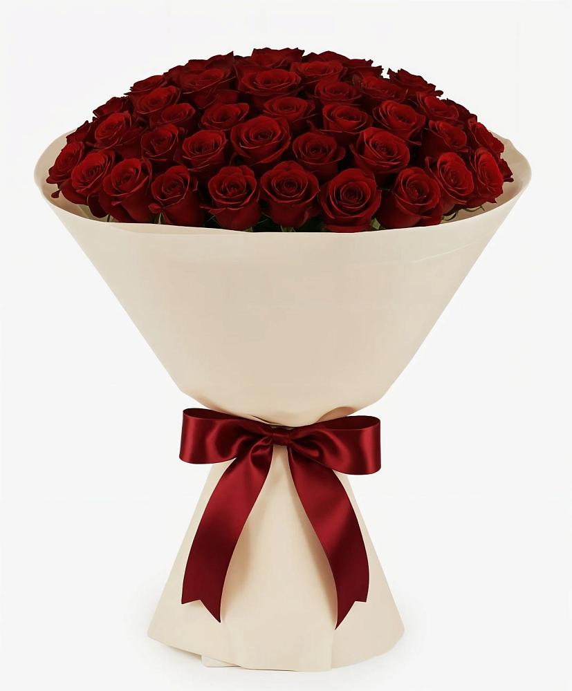 Букет 101 Бордовая роза Блэк Бакарра в Приближной