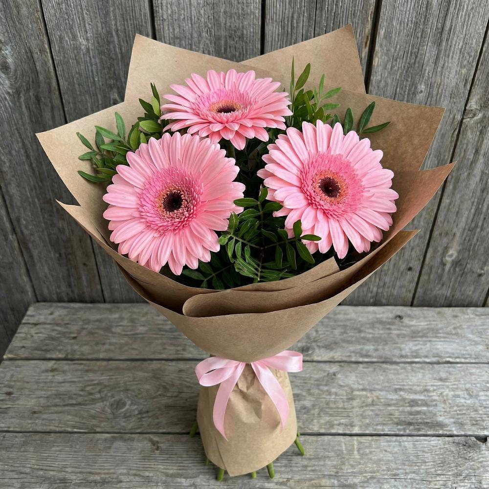 Букет цветов из: Герберы в Приближной